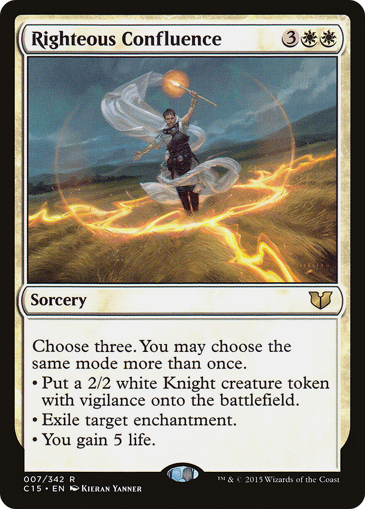 Image of Righteous Confluence (C15-007) - Commander 2015