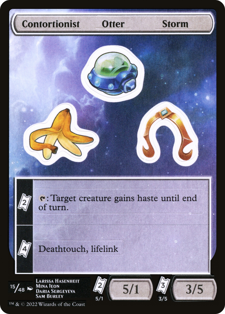 Image of Contortionist Otter Storm (UNF-015) - Unfinity Sticker Sheets