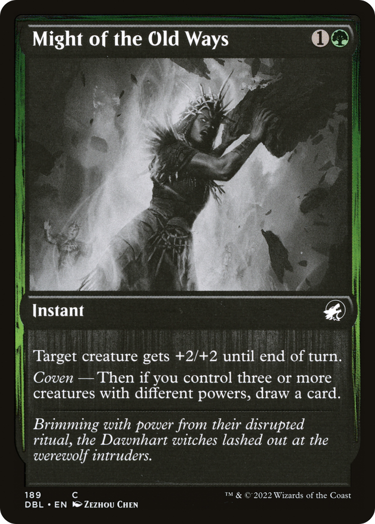 Image of Might of the Old Ways (DBL-189) - Innistrad: Double Feature