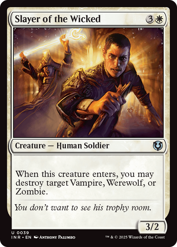 Image of Slayer of the Wicked (INR-039) - Innistrad Remastered