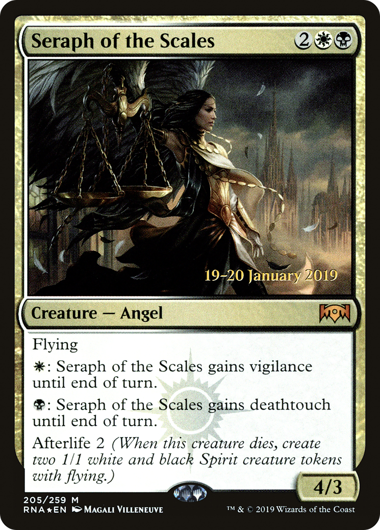 Image of Seraph of the Scales (PRE-205) - Ravnica Allegiance Promos Foil