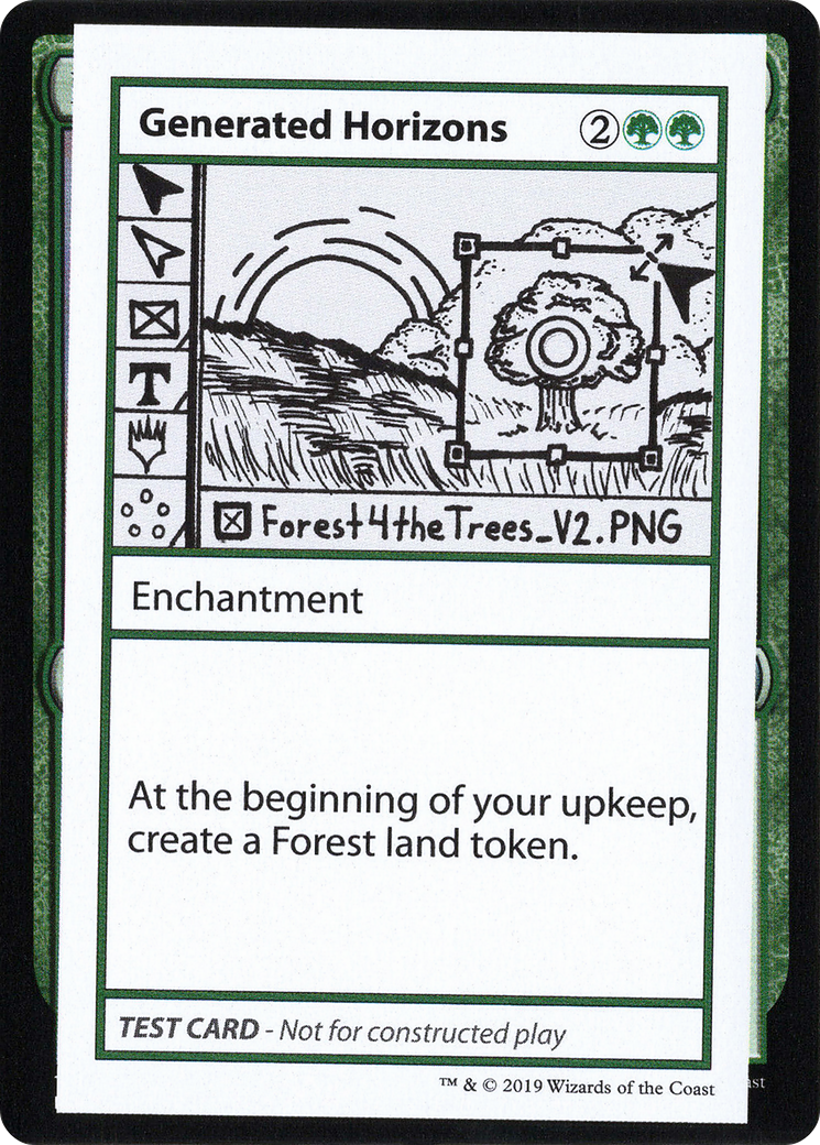 Image of Generated Horizons (No PW Symbol) (CMB1-) - Mystery Booster Playtest Cards 2021