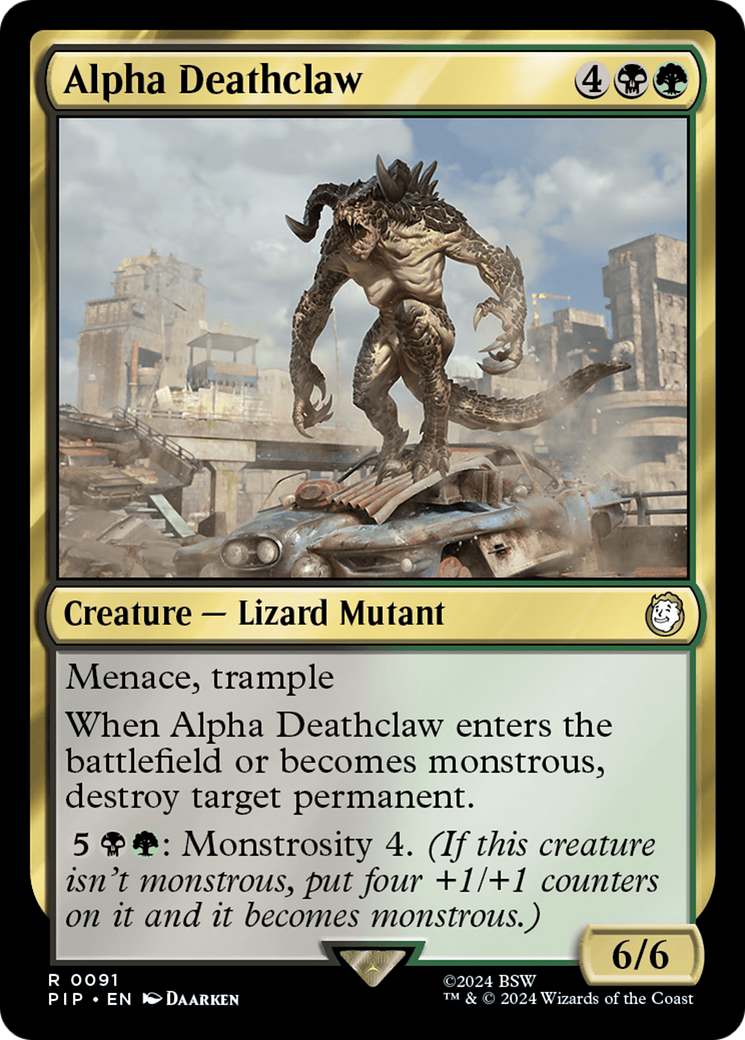 Image of Alpha Deathclaw (PIP-091) - Fallout Foil