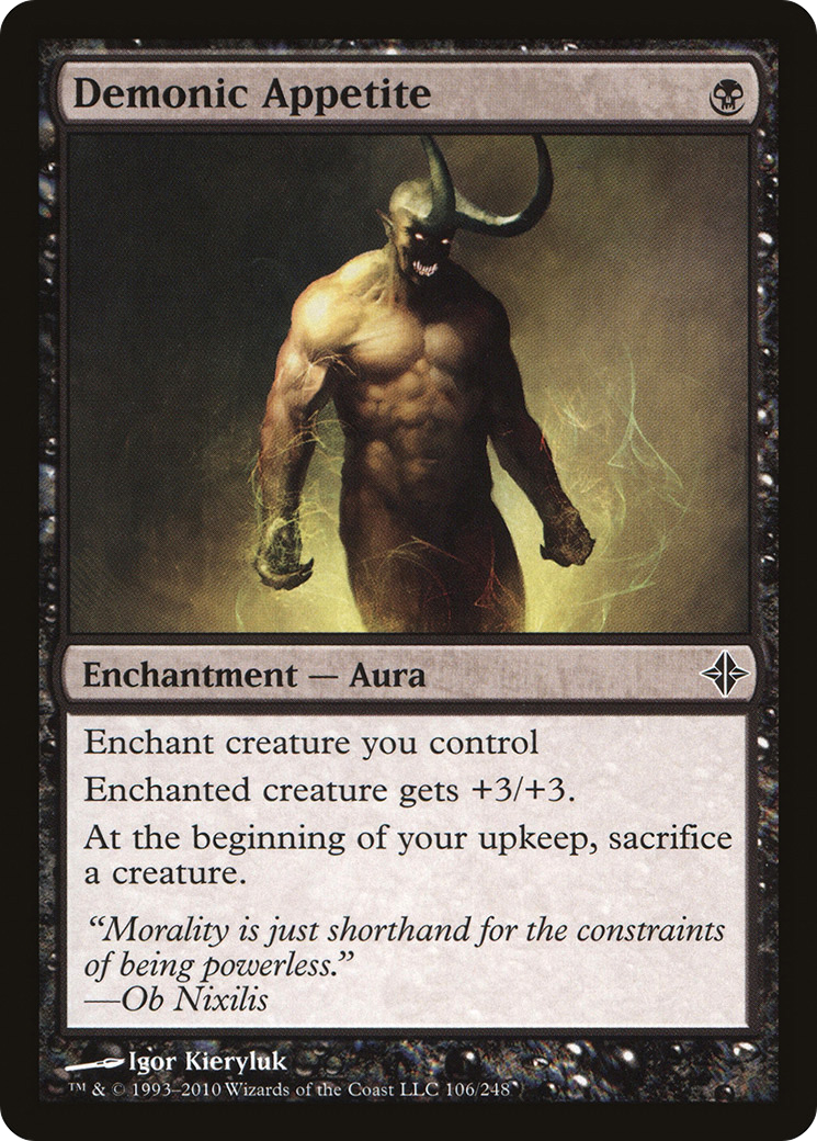 Image of Demonic Appetite (ROE-106) - Rise of the Eldrazi