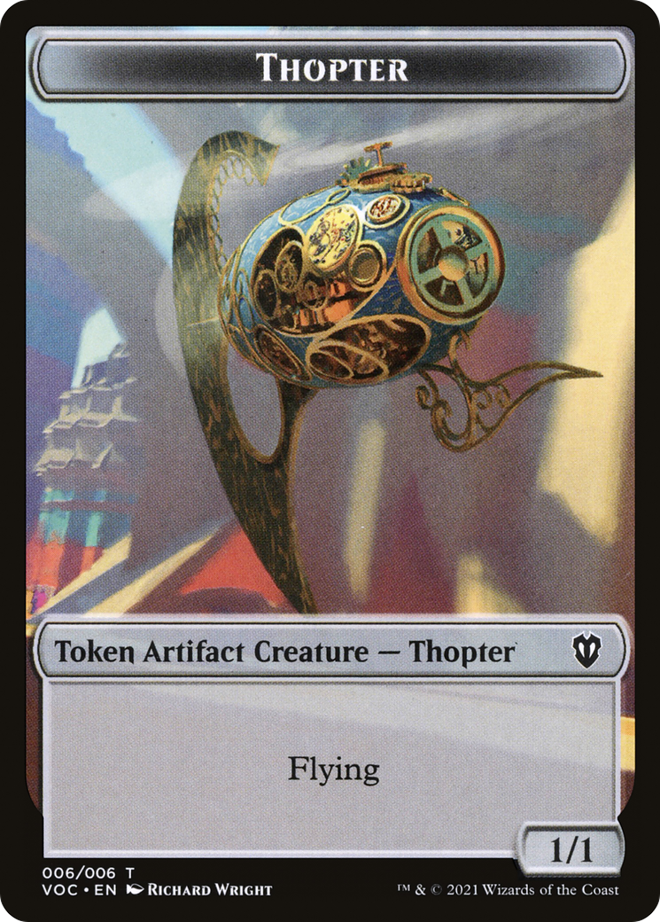 Image of Thopter (TVOC-006) - Crimson Vow Commander Tokens