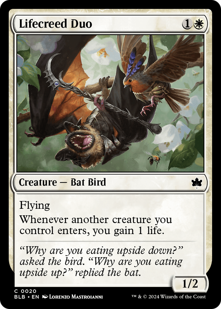 Image of Lifecreed Duo (BLB-020) - Bloomburrow Foil