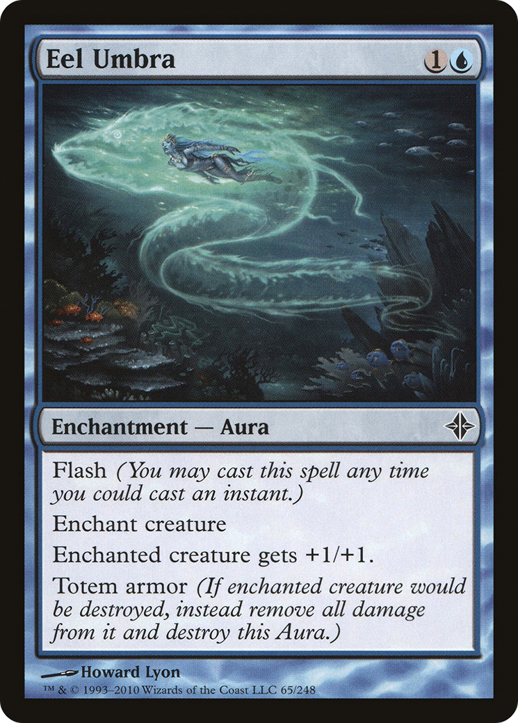 Image of Eel Umbra (ROE-065) - Rise of the Eldrazi Foil