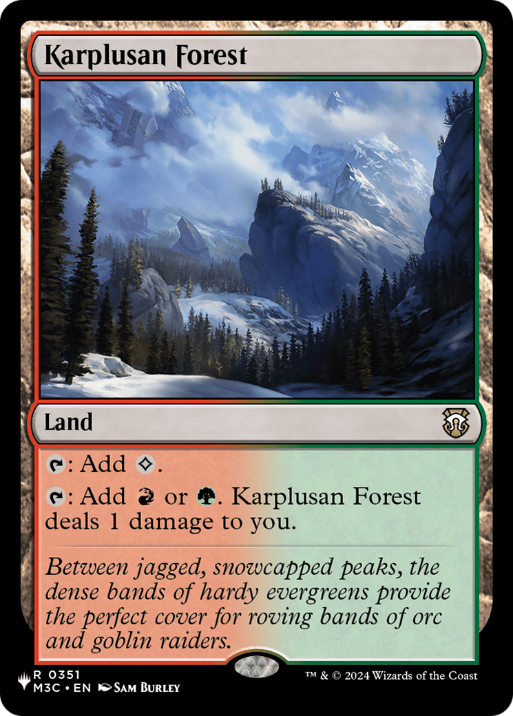 Image of Karplusan Forest (LIST-M3C-351) - The List