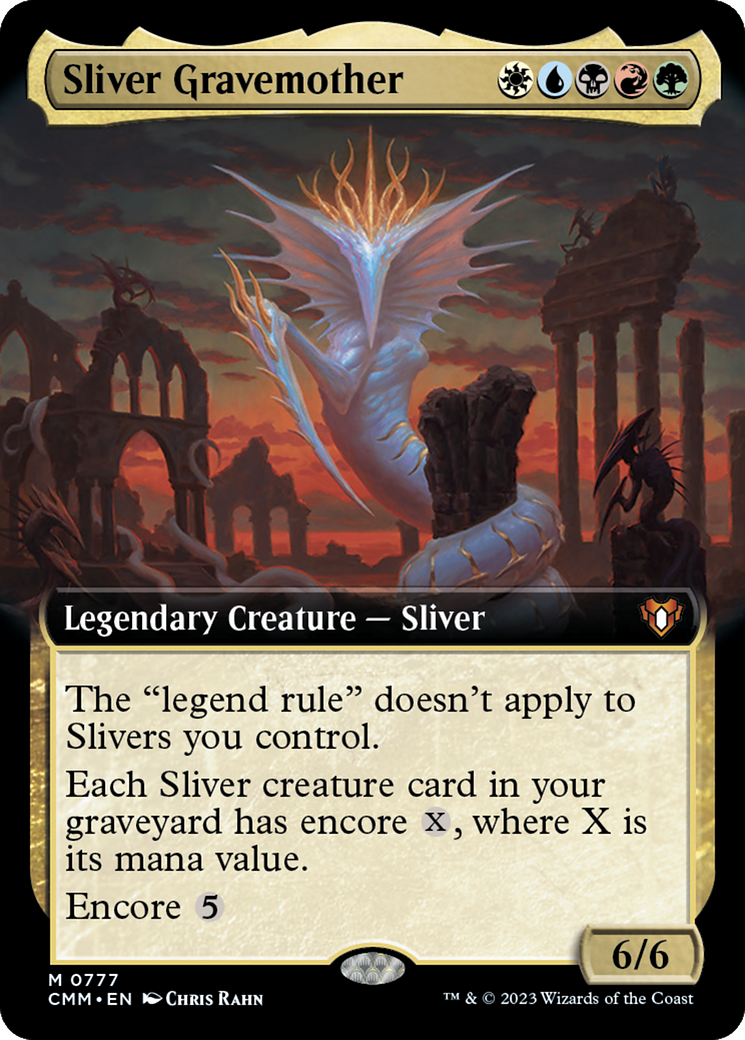 Image of Sliver Gravemother (Extended Art) (CMM-777) - Commander Masters: (Extended Art)