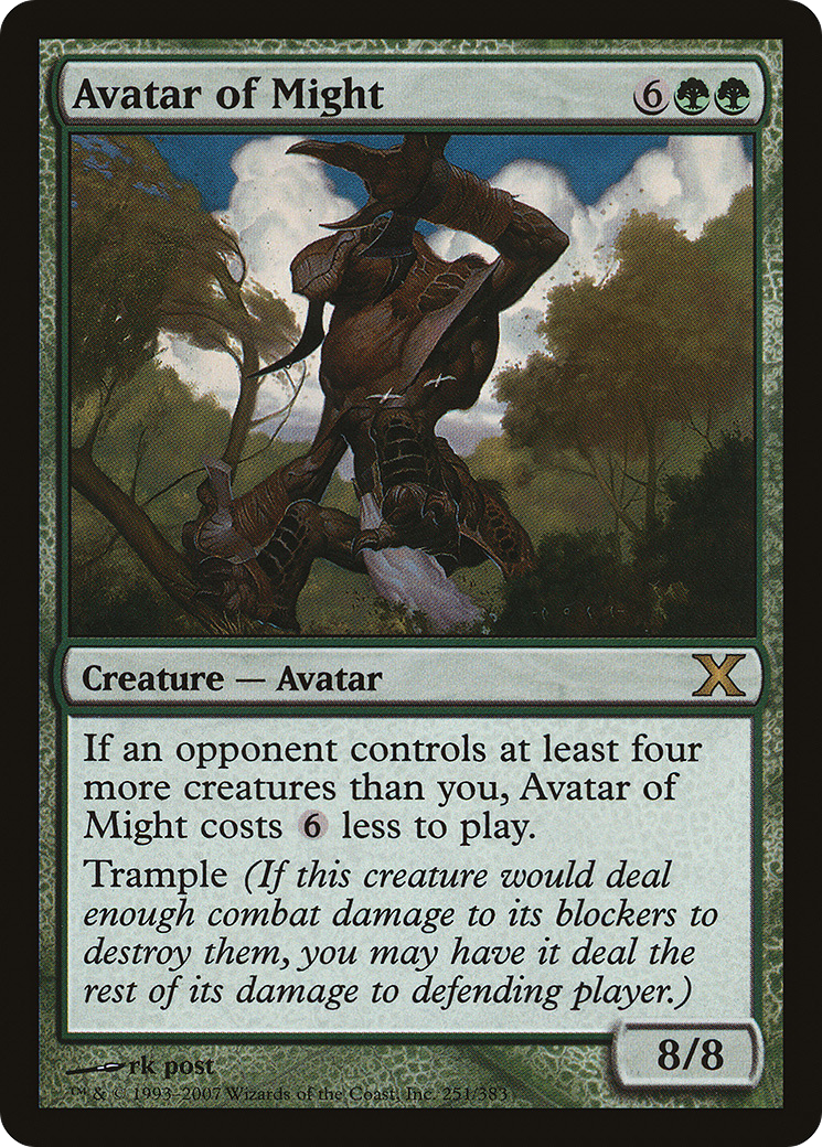 Image of Avatar of Might (10E-251) - Tenth Edition