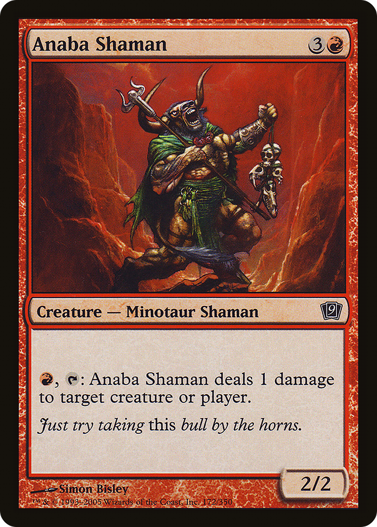 Image of Anaba Shaman (9ED-172) - 9th Edition Foil