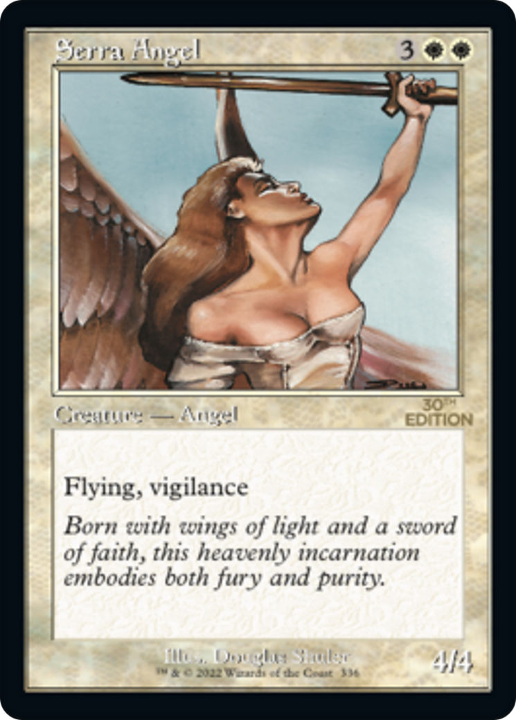 Image of Serra Angel (Retro Frame) (30A-336) - 30th Anniversary Edition
