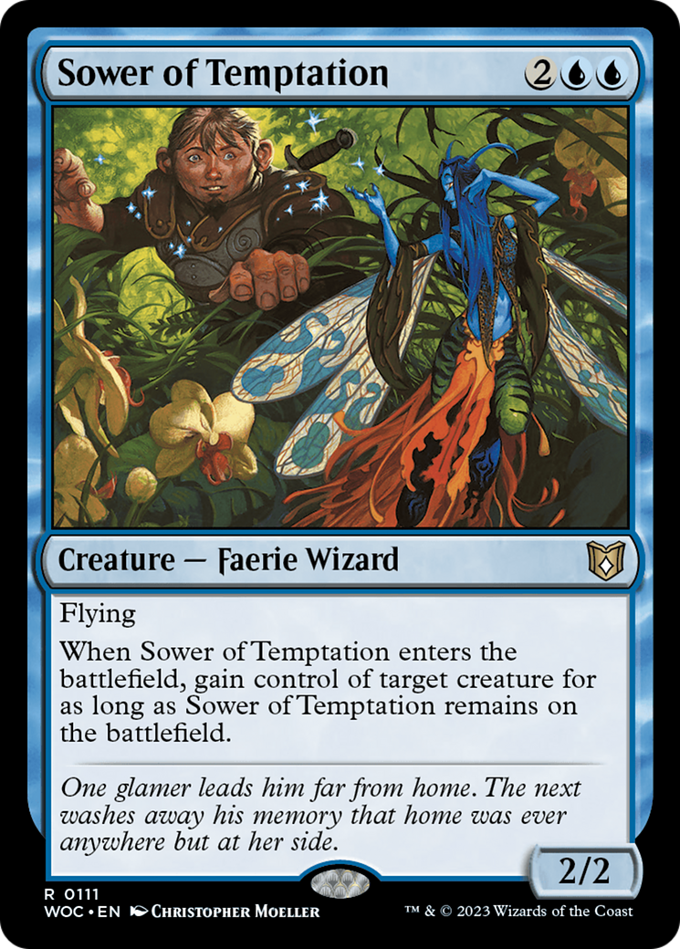 Image of Sower of Temptation (WOC-111) - Wilds of Eldraine Commander
