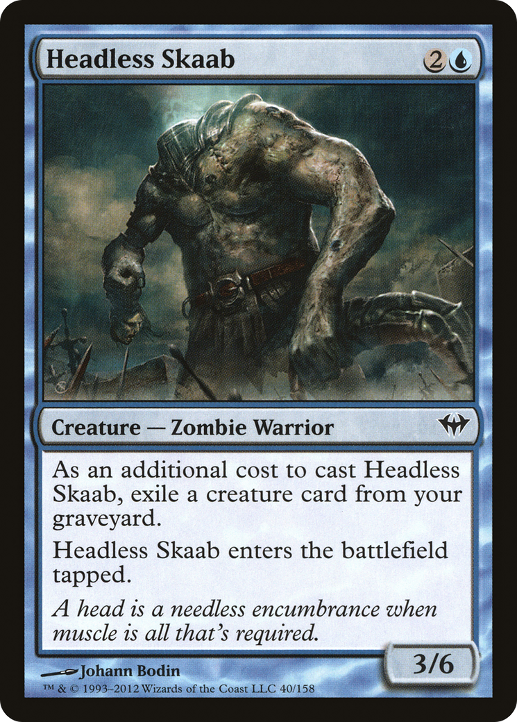 Image of Headless Skaab (DKA-040) - Dark Ascension Foil