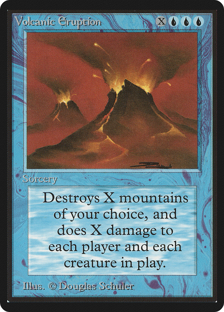 Image of Volcanic Eruption (LEB-) - Limited Edition Beta