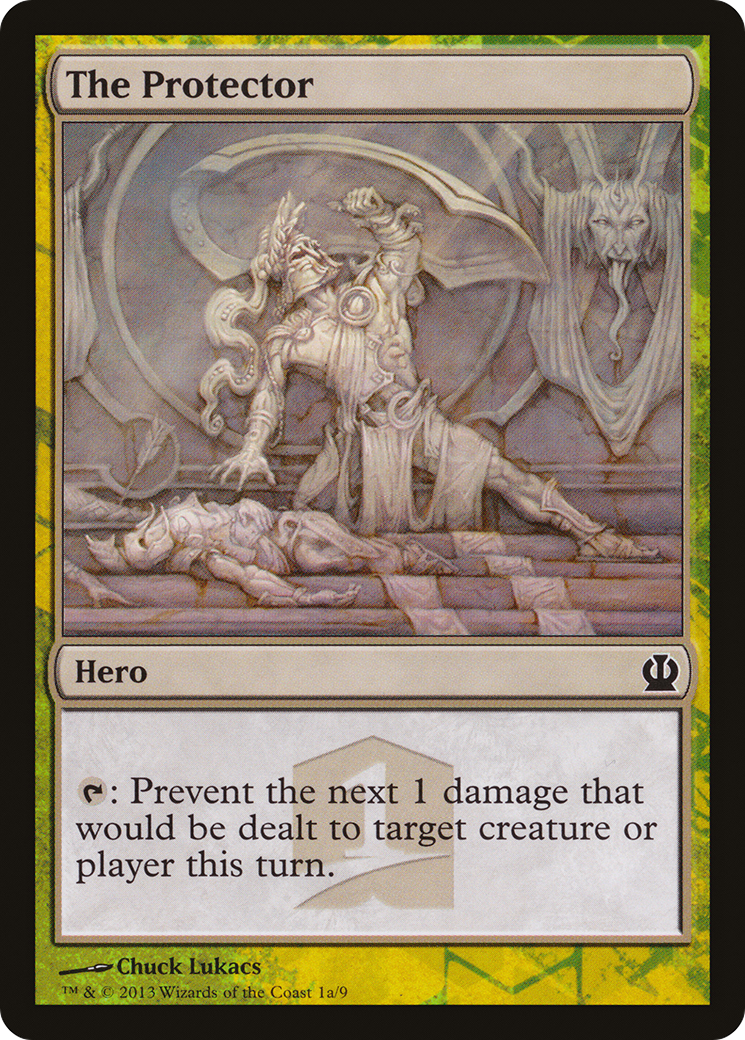 Image of The Protector (HERO-01A) - Theros Hero's Path