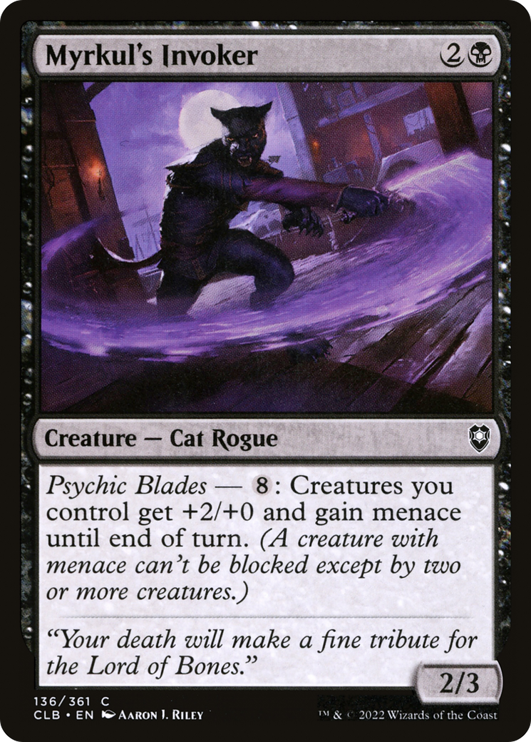 Image of Myrkul's Invoker (CLB-136) - Commander Legends: Battle for Baldur's Gate Foil
