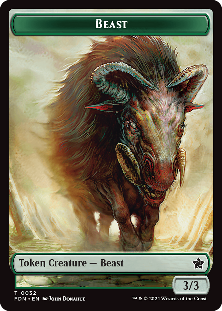 Image of Beast (TFDN-032) - Foundations Tokens Foil
