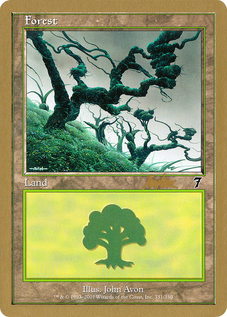 Image of Forest (331) - 2002 Brian Kibler (7ED) (WCD-) - World Championship Decks 2002