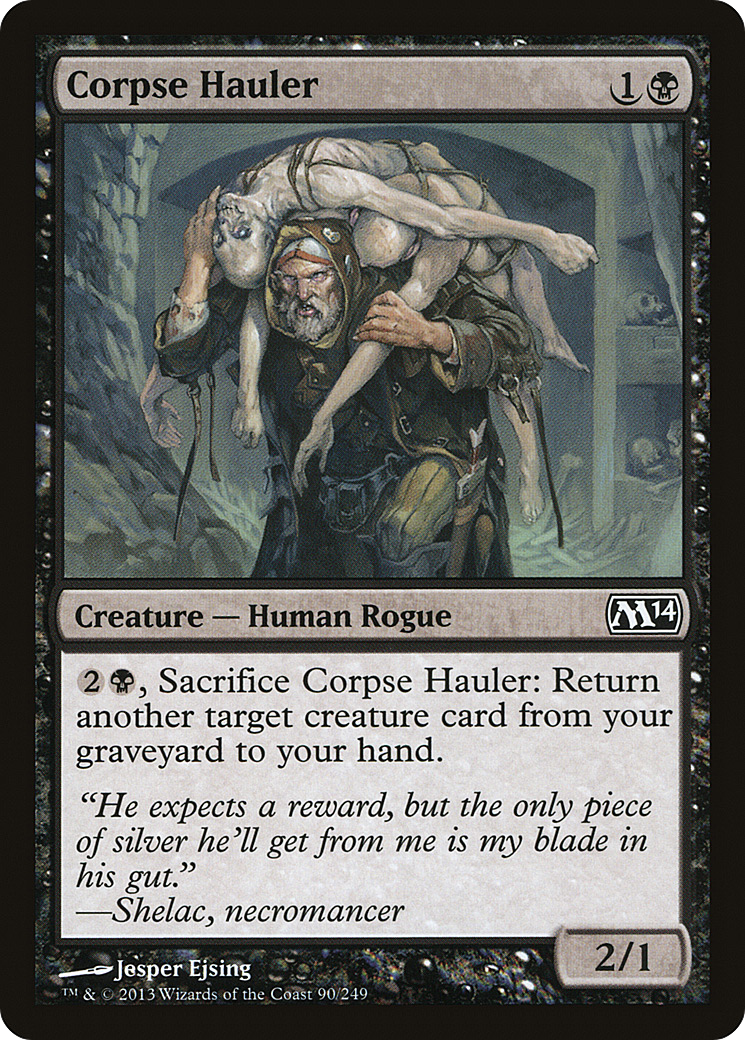 Image of Corpse Hauler (M14-090) - Magic 2014 Foil