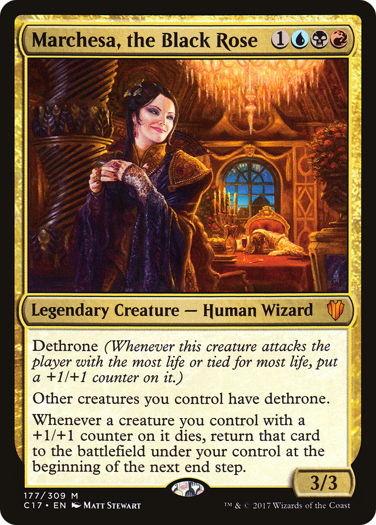 Image of Marchesa, the Black Rose (C17-177) - Commander 2017
