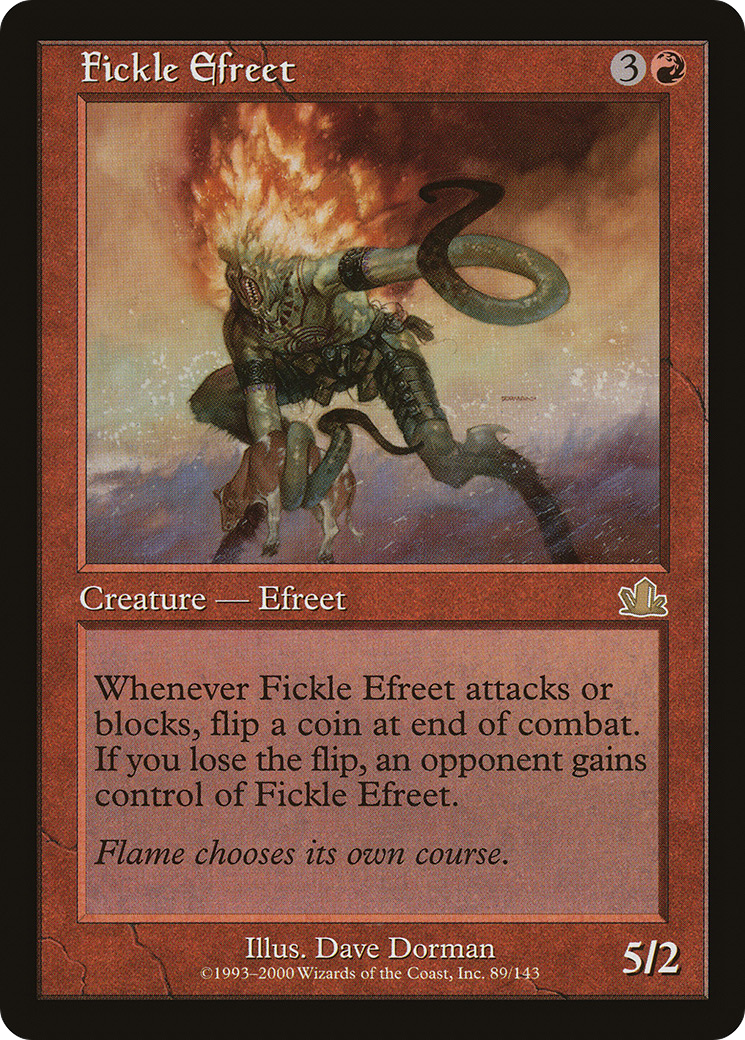 Image of Fickle Efreet (PCY-089) - Prophecy
