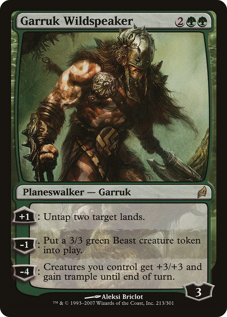 Image of Garruk Wildspeaker (LRW-213) - Lorwyn