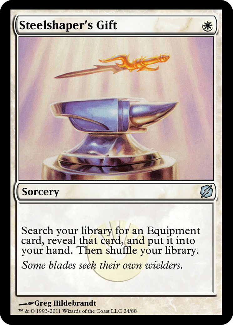 Image of Steelshaper's Gift (TD2-024) - Duel Decks: Mirrodin Pure vs. New Phyrexia