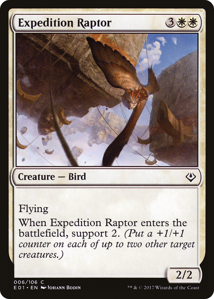 Image of Expedition Raptor (AC2-006) - Archenemy: Nicol Bolas
