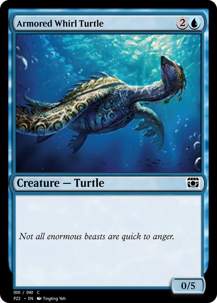 Image of Armored Whirl Turtle (PZ2-70809) - Treasure Chest Foil