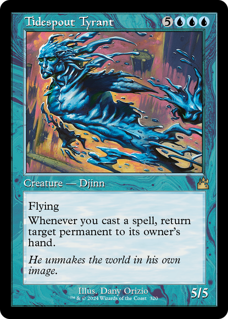 Image of Tidespout Tyrant (Retro Frame) (RVR-320) - Ravnica Remastered Foil