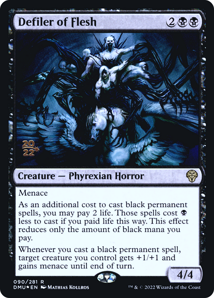 Image of Defiler of Flesh (PRE-090) - Dominaria United Promos Foil