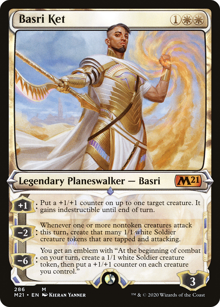 Image of Basri Ket (Showcase) (M21-286) - Core Set 2021: (Showcase) Foil