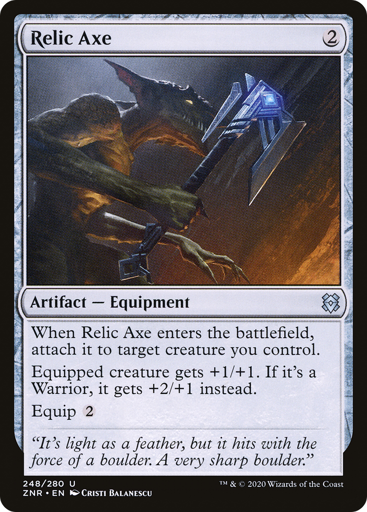 Image of Relic Axe (ZNR-248) - Zendikar Rising