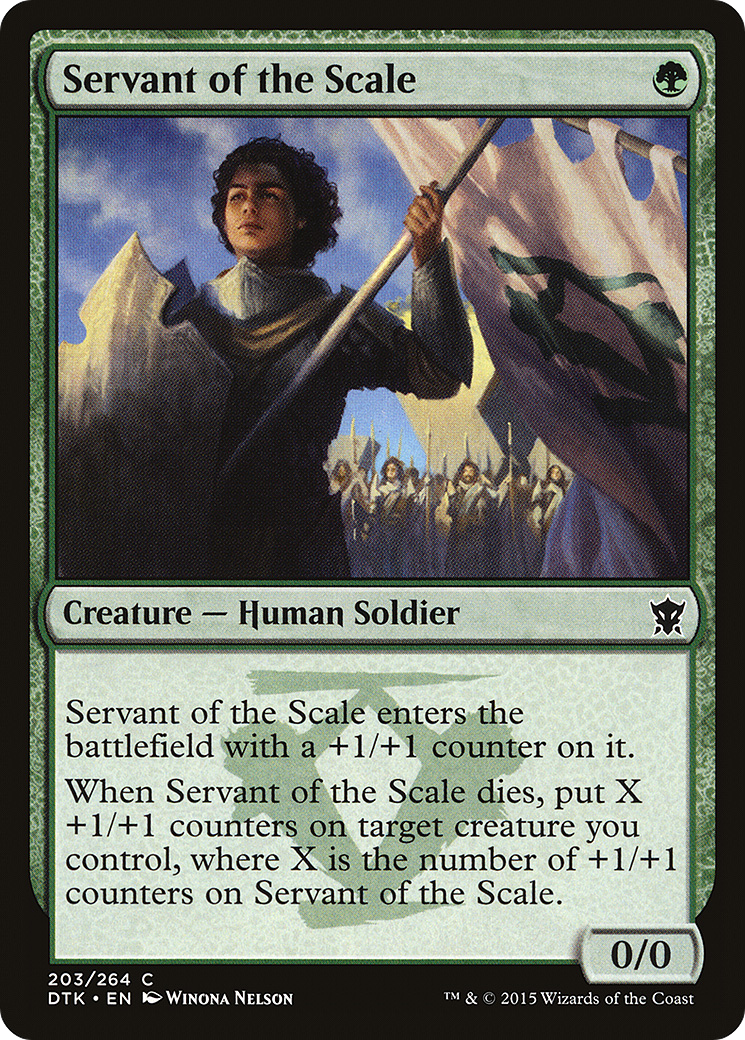 Image of Servant of the Scale (DTK-203) - Dragons of Tarkir