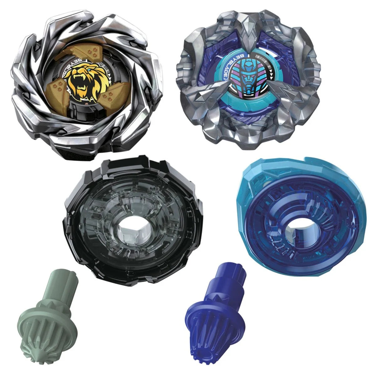 Image of Beyblade X Cowl Sphinx 1-80GF BX & Crest Leon 7-60GN UX Dual Pack Set