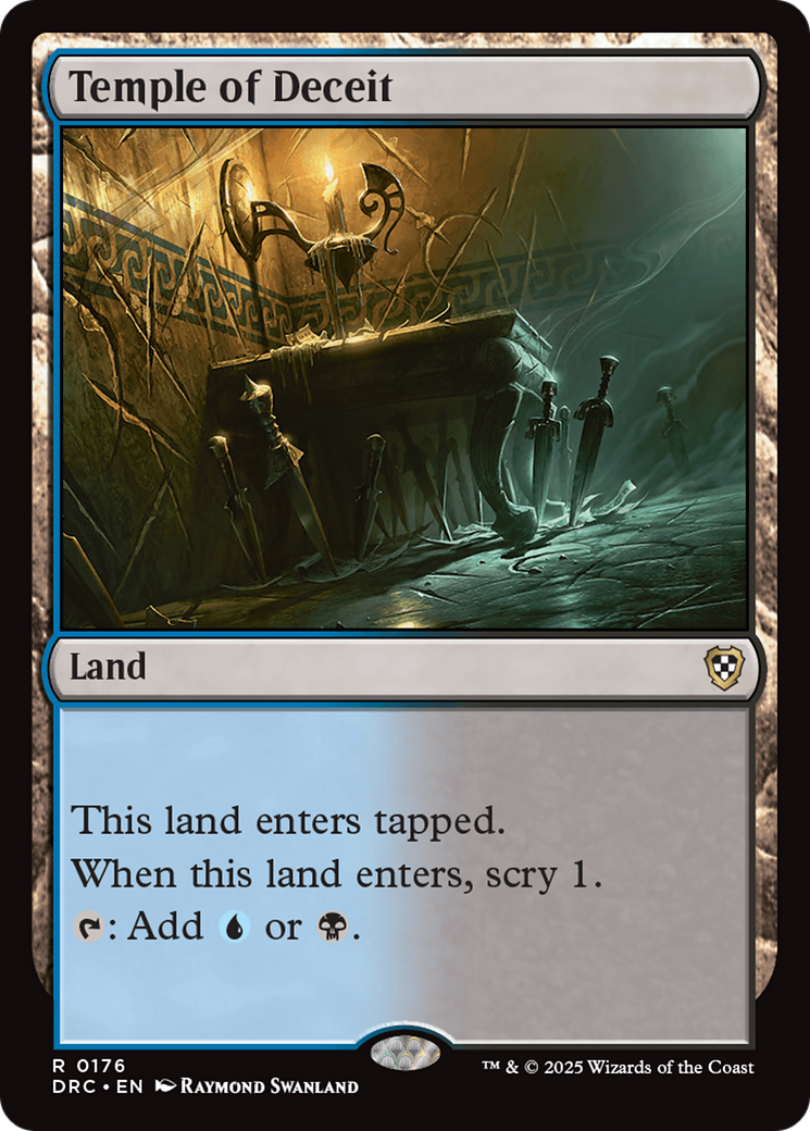 Image of Temple of Deceit (DRC-176) - Commander: Aetherdrift