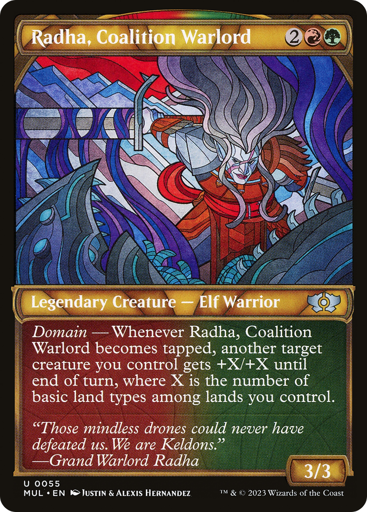 Image of Radha, Coalition Warlord (MUL-055) - Multiverse Legends: (Showcase)