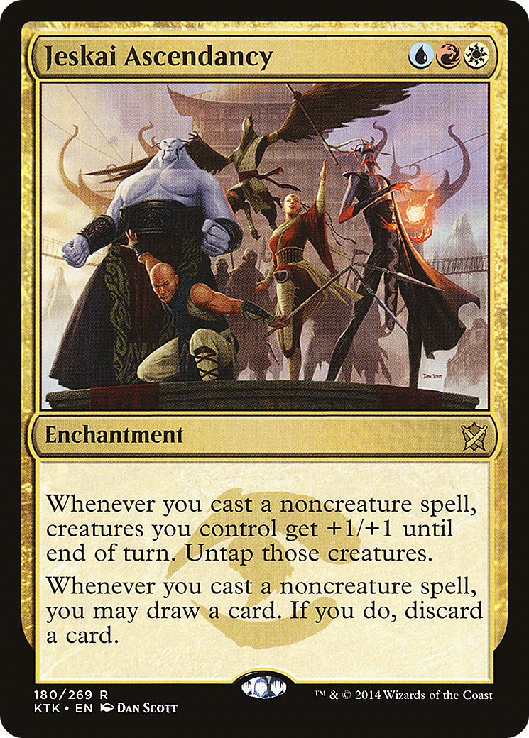 Image of Jeskai Ascendancy (KTK-180) - Khans of Tarkir Foil