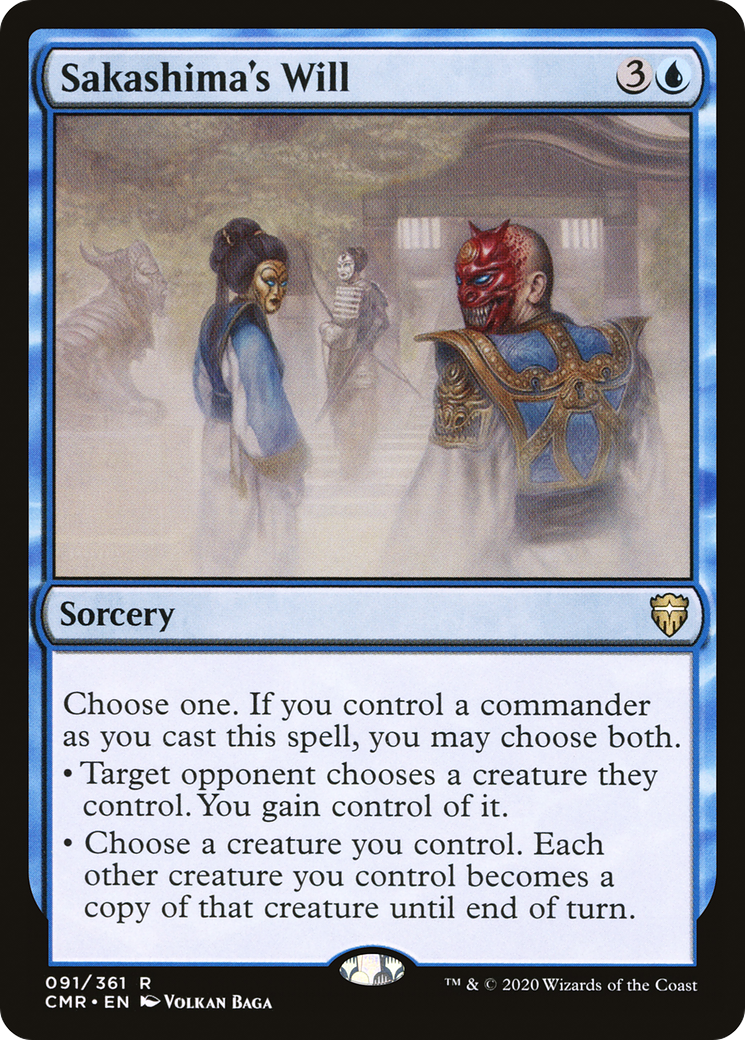 Image of Sakashima's Will (CMR-091) - Commander Legends