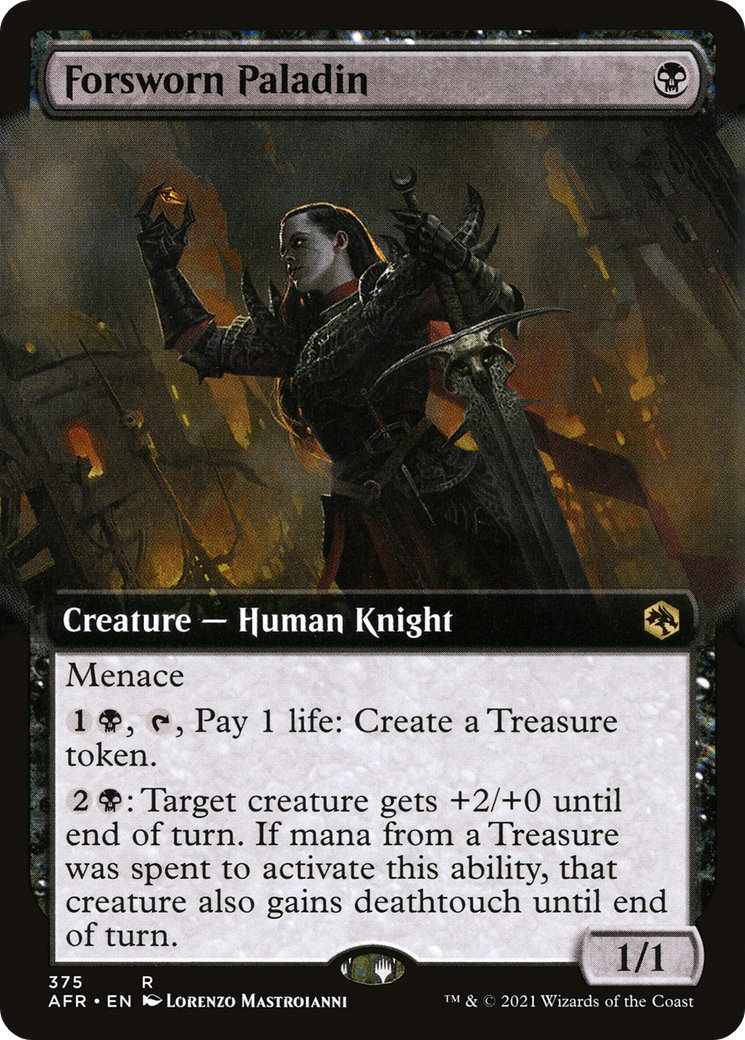 Image of Forsworn Paladin (Extended Art) (AFR-375) - Adventures in the Forgotten Realms: (Extended Art)