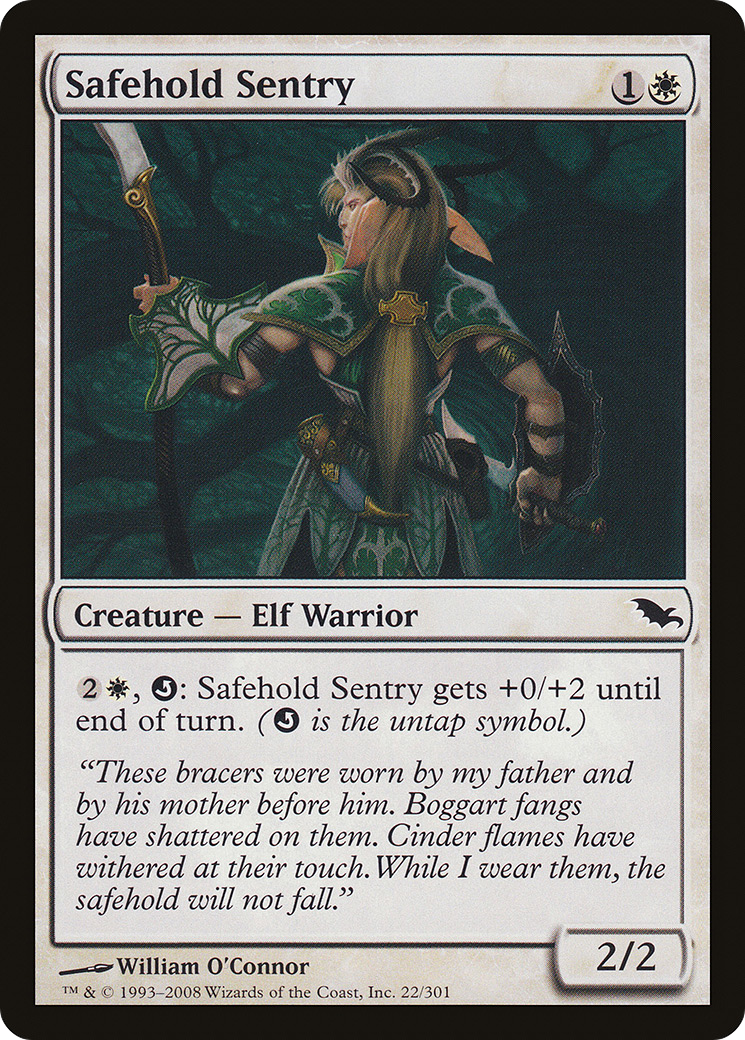 Image of Safehold Sentry (SHM-022) - Shadowmoor Foil