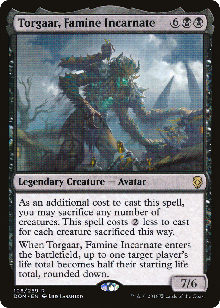 Image of Torgaar, Famine Incarnate (DOM-108) - Dominaria