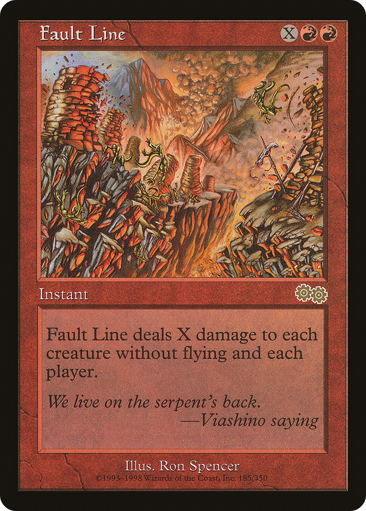 Image of Fault Line (USG-185) - Urza's Saga
