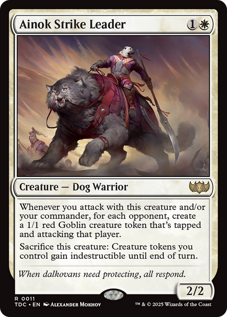Image of Ainok Strike Leader (TDC-011) - Commander: Tarkir: Dragonstorm