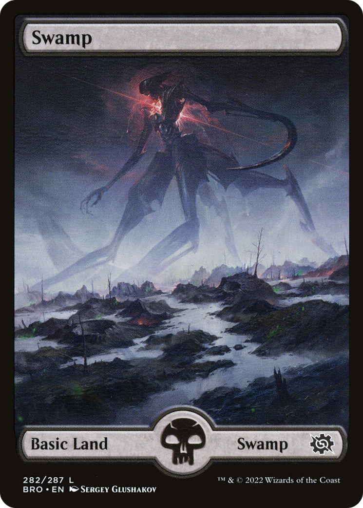 Image of Swamp (282) - Full Art (BRO-282) - The Brothers' War