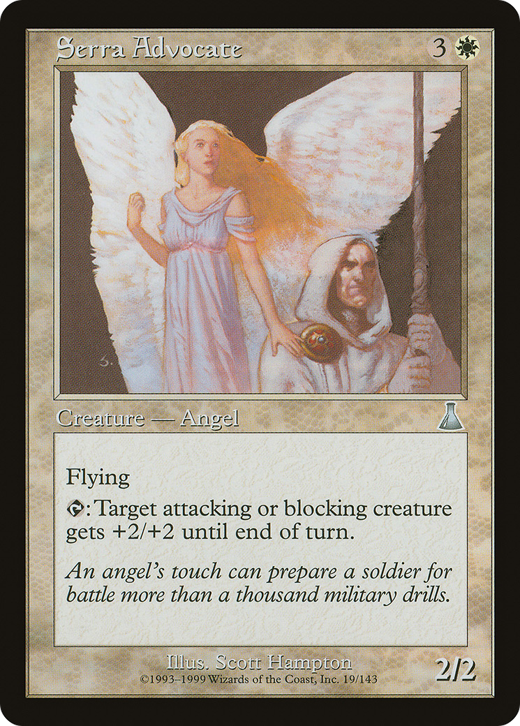 Image of Serra Advocate (UDS-019) - Urza's Destiny Foil