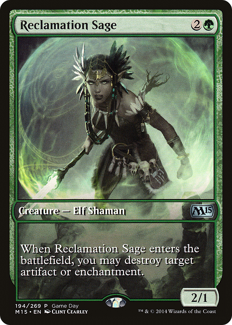 Image of Reclamation Sage (GAME-194) - Magic 2015 Promos