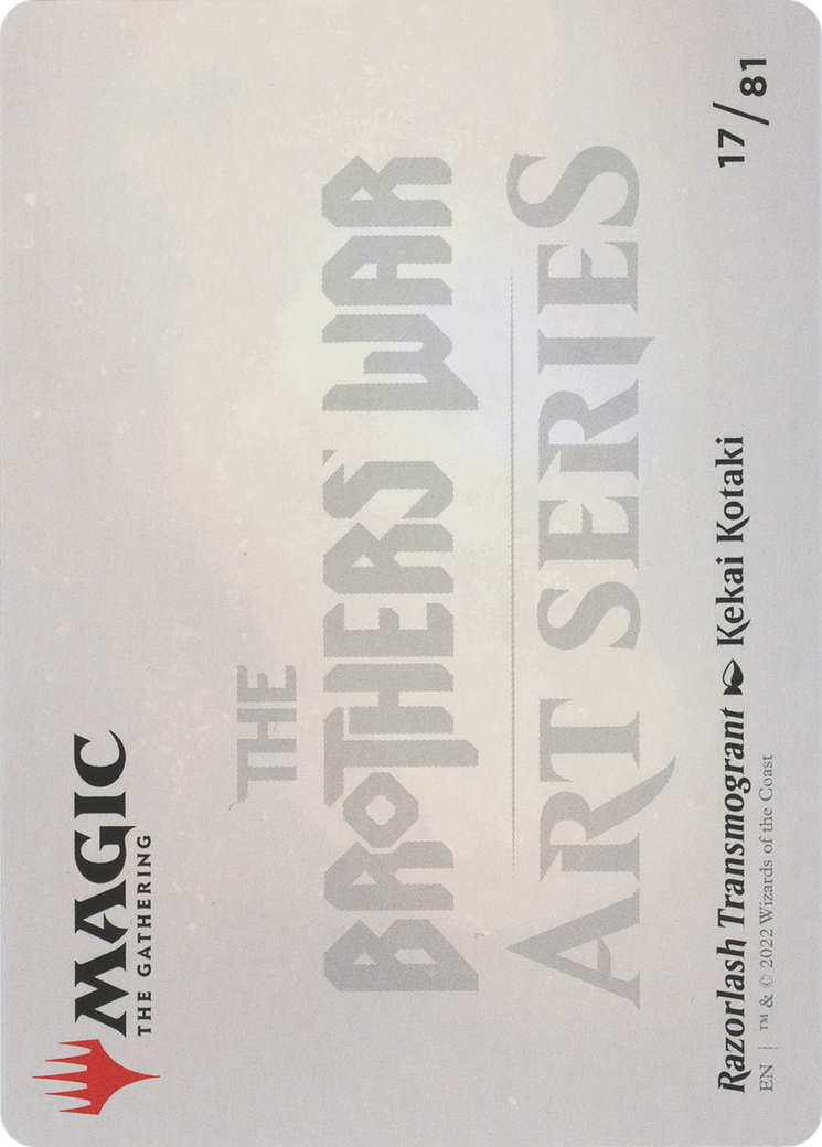 Image of Razorlash Transmogrant // Razorlash Transmogrant (ABRO-017) - The Brothers' War Art Series (Borderless)