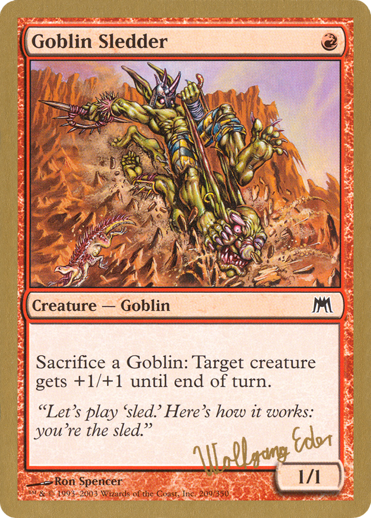 Image of Goblin Sledder - 2003 Wolfgang Eder (ONS) (WCD-) - World Championship Decks 2003